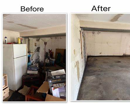 Garage and property cleanout job